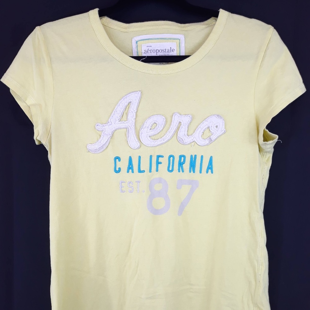 Aeropostale Graphic Tee Yellow